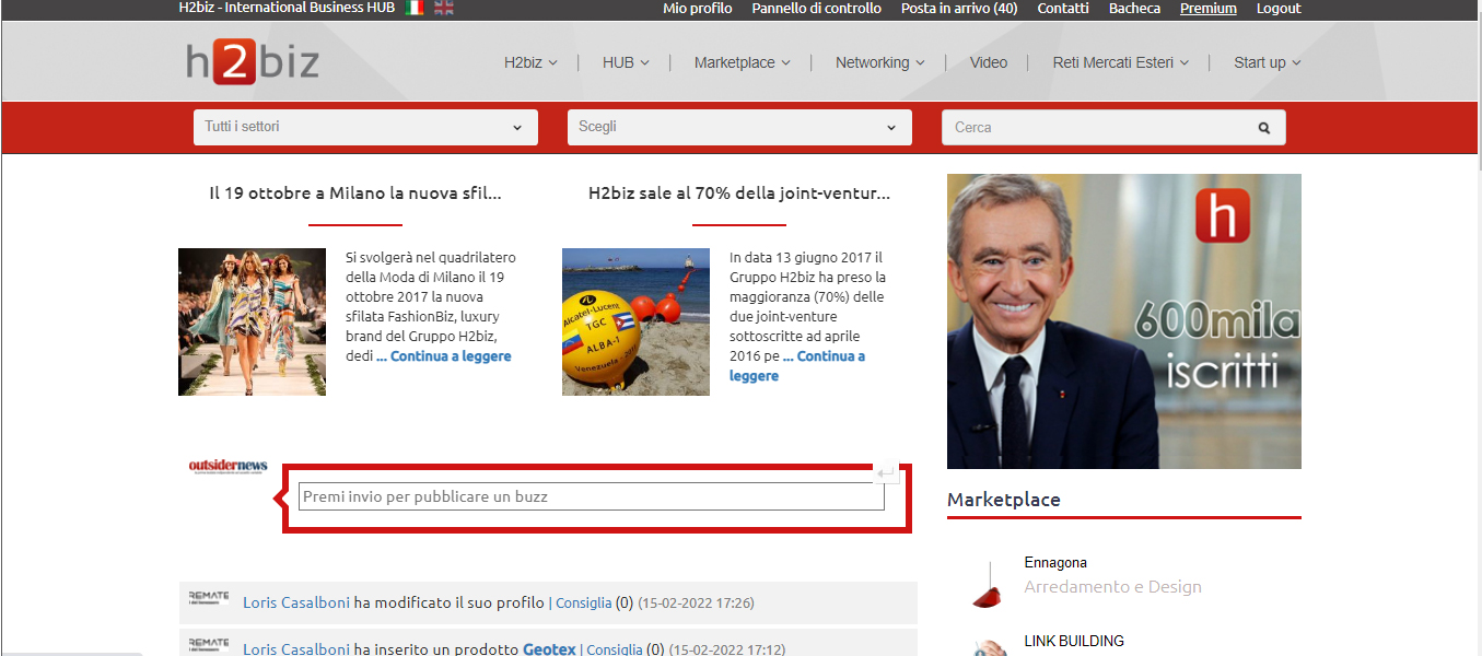 Come funziona H2biz - FAQ