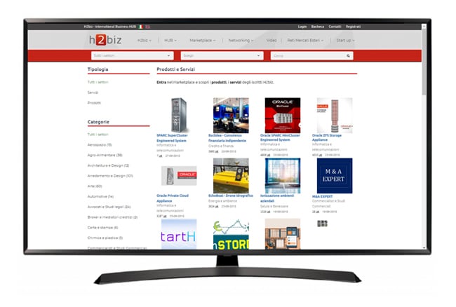 Vendi i tuoi prodotti e servizi a 600.000 aziende su H2biz