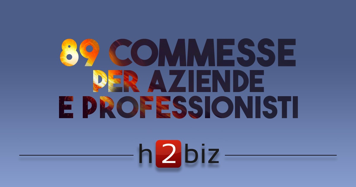 89 commesse di prodotti e servizi per aziende e professionisti - Diventa fornitore