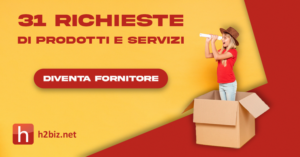 Diventa fornitore - Partecipa alle 31 richieste di acquisto di prodotti e servizi della Rete PMI Italia